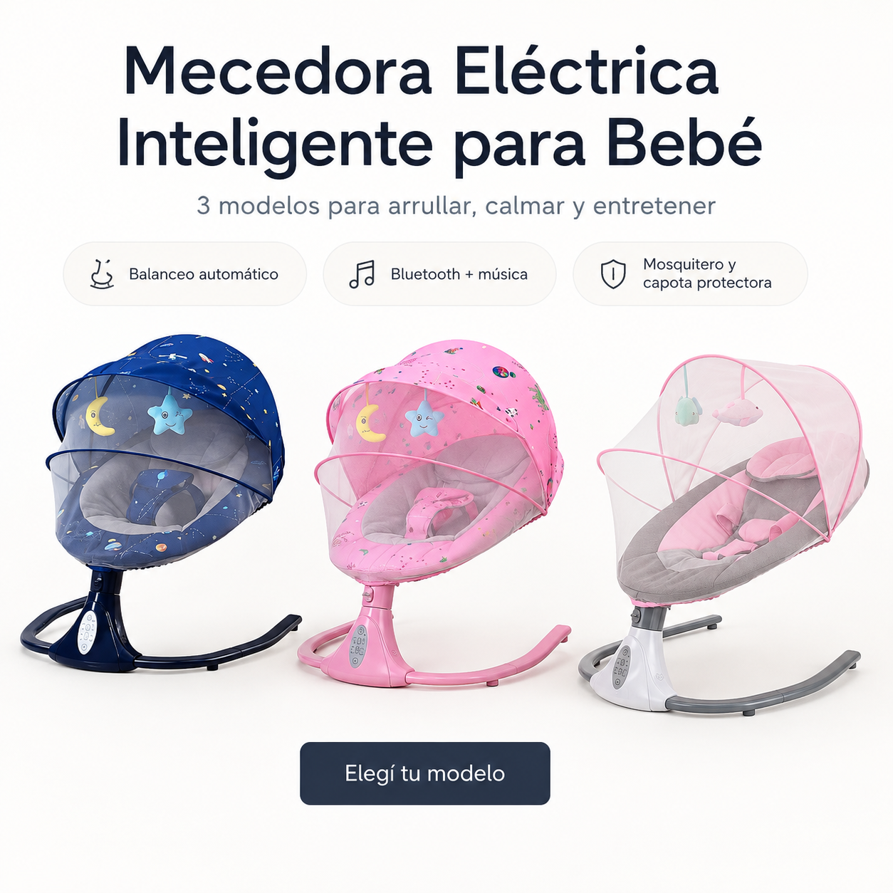 MECEDORA ELECTRICA INTELIGENTE PARA BEBE