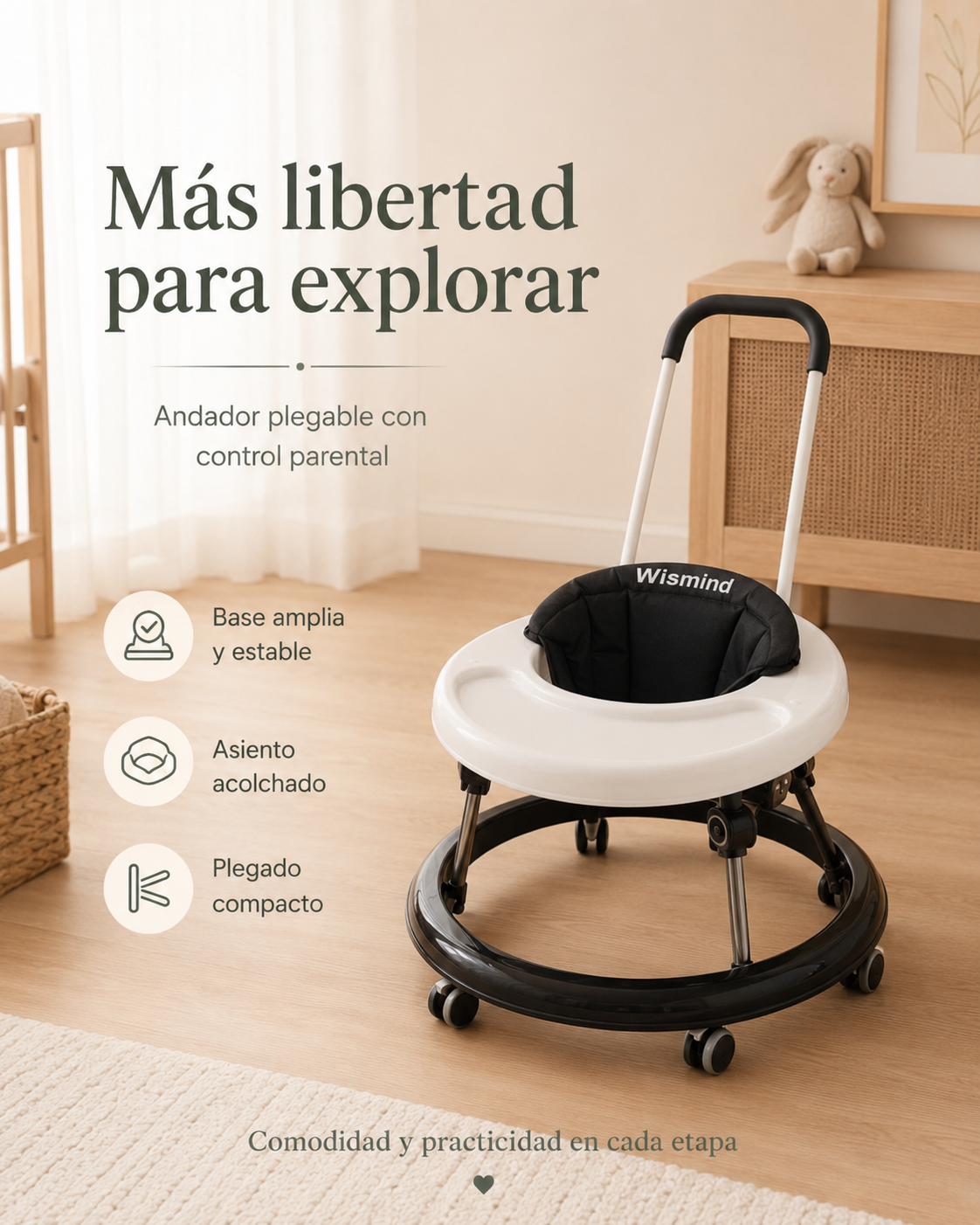 ANDADOR DE BEBÉ MUSICAL