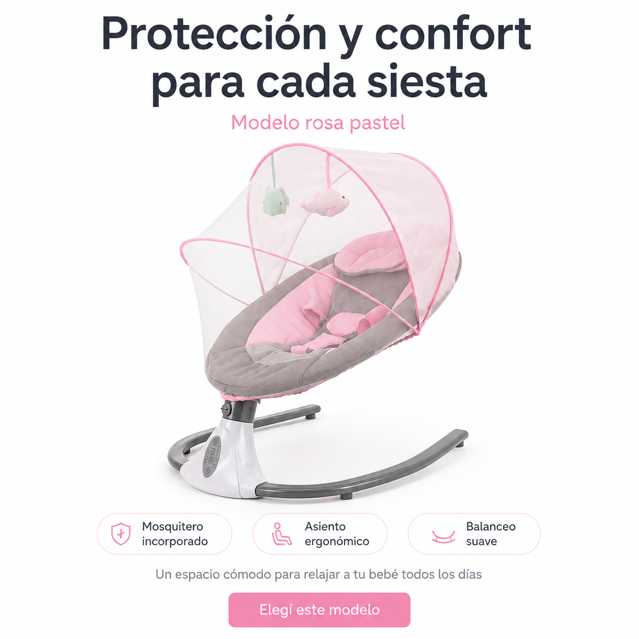 MECEDORA ELECTRICA INTELIGENTE PARA BEBE